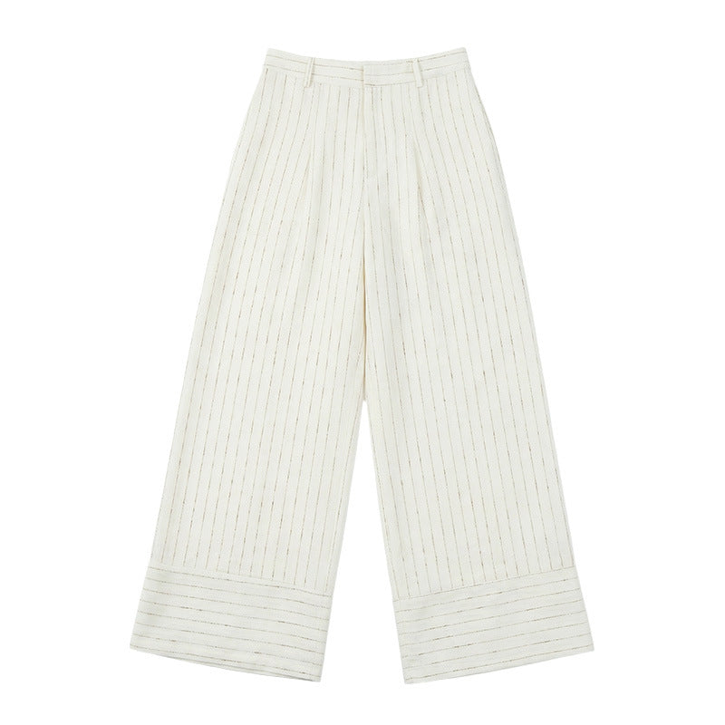 Damen Weite Streifenhose Drune