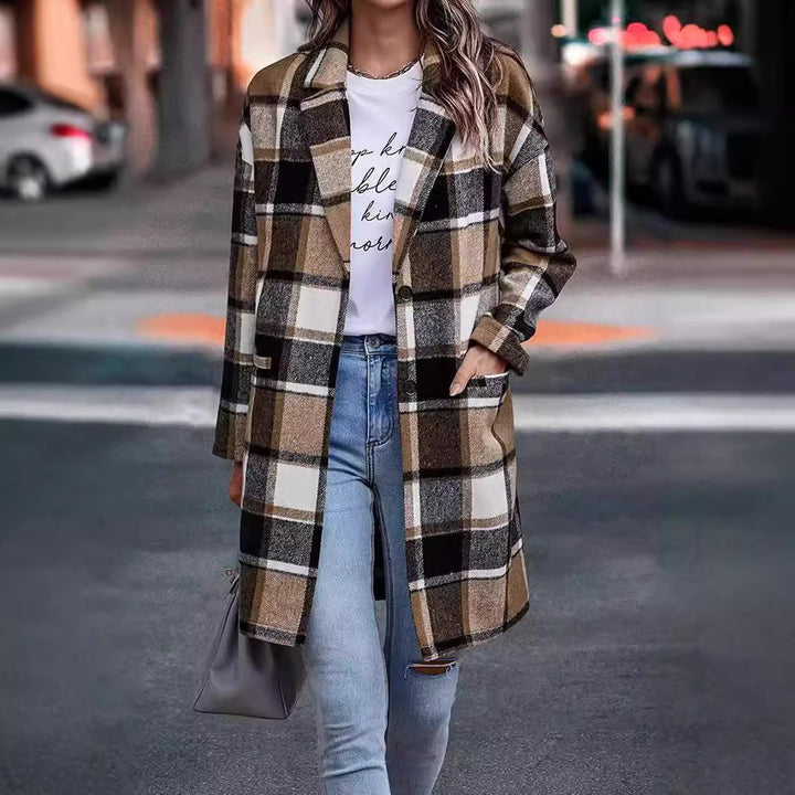 Damen Oversized Karottenjacke im lässigen Business-Look Drune