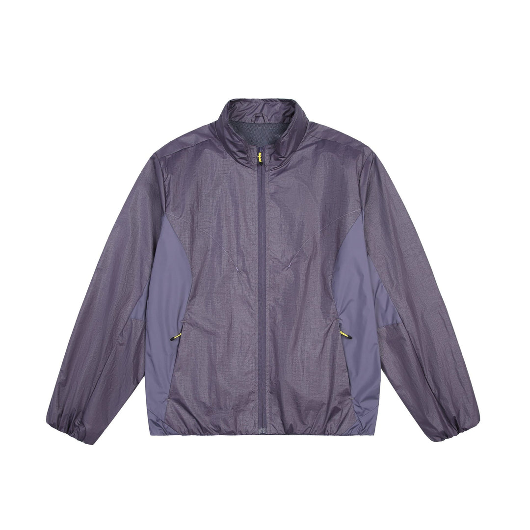 Damen Ultraleichte Lauf- und Windjacke mit Stehkragen und Mesh-Futter Drune