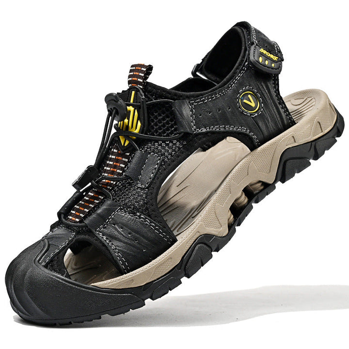 Herren Outdoor-Sandalen mit anatomischem Fußbett und rutschfester Sohle Drune