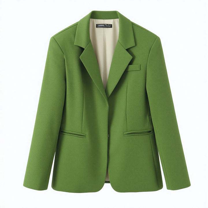Damen Zweiteiliges tailliertes Blazer‑Set mit figurformendem Sakko und hochtaillierter Weitbein‑Hose Drune