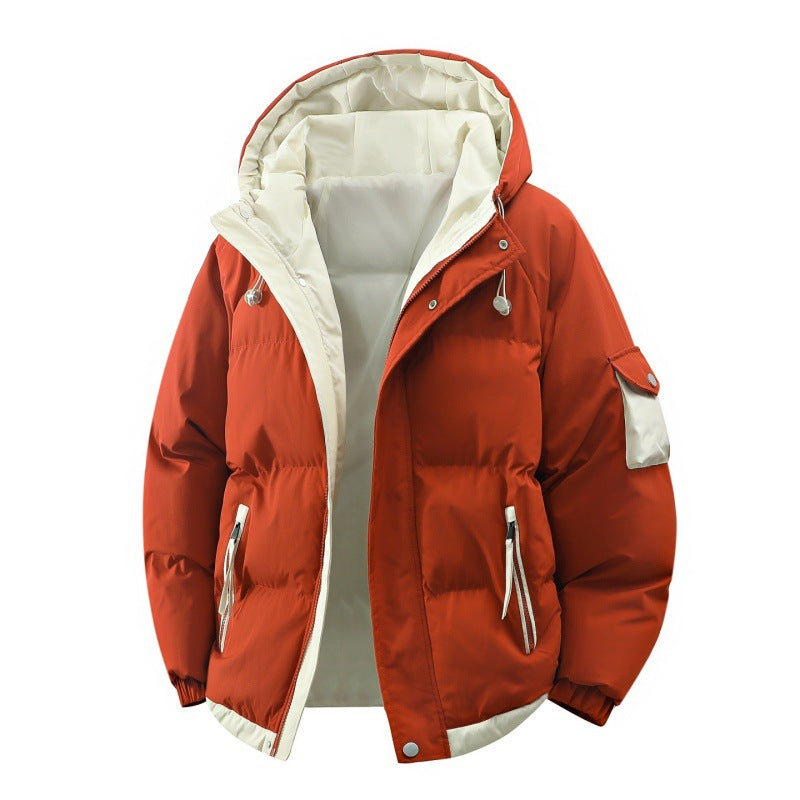 Damen Modische Steppjacke mit Kapuze