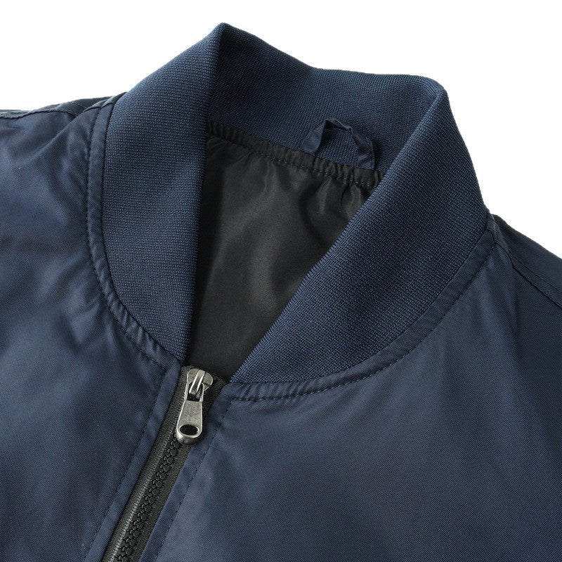 Herren Sportliche Bomberjacke mit funktionalen Taschen und elastischen Bündchen Drune
