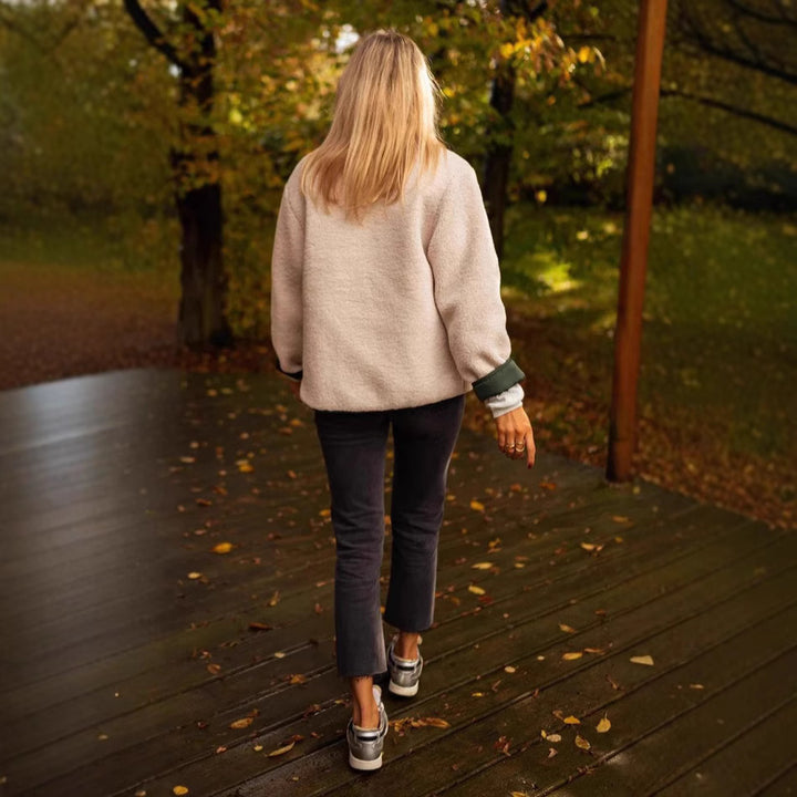 Damen Kuschelige und stylische Fleecejacke Drune