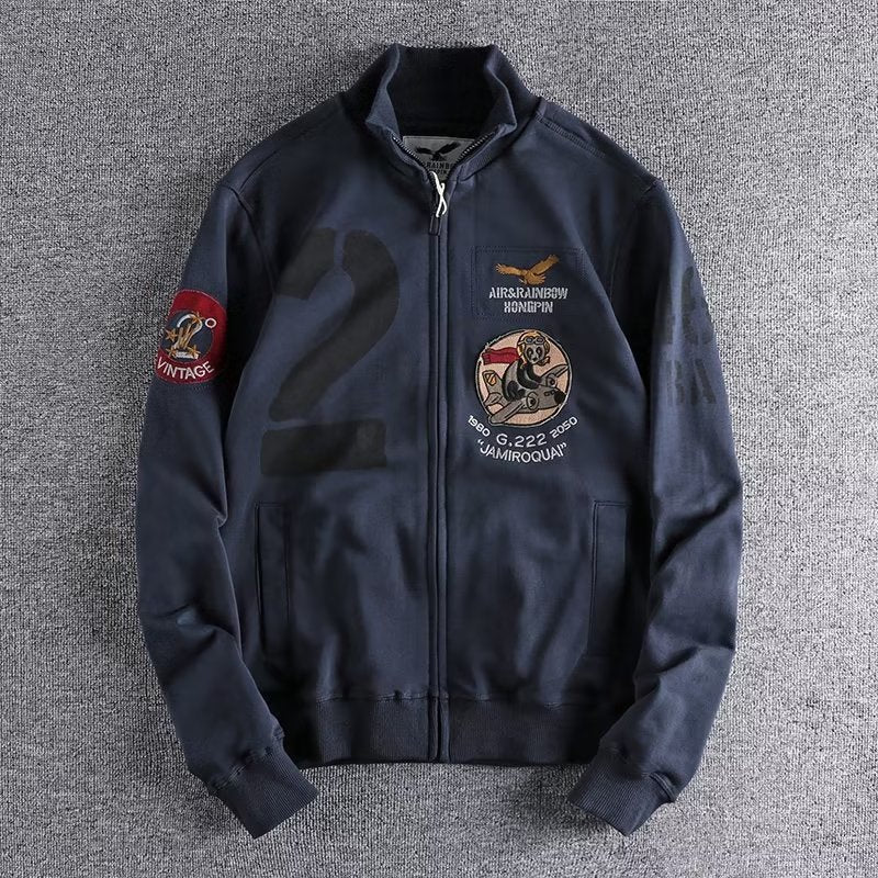 Herren Freizeitjacke mit Vintage-Design Drune