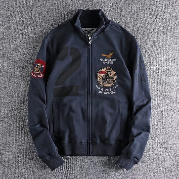 Herren Freizeitjacke mit Vintage-Design Drune