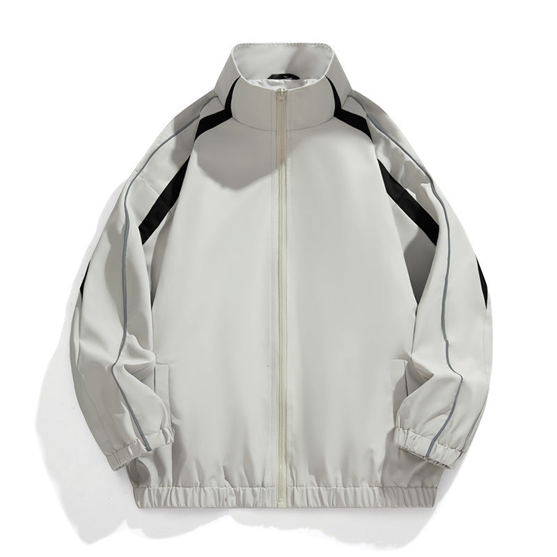 Damen Sportliche Windbreaker-Jacke Drune