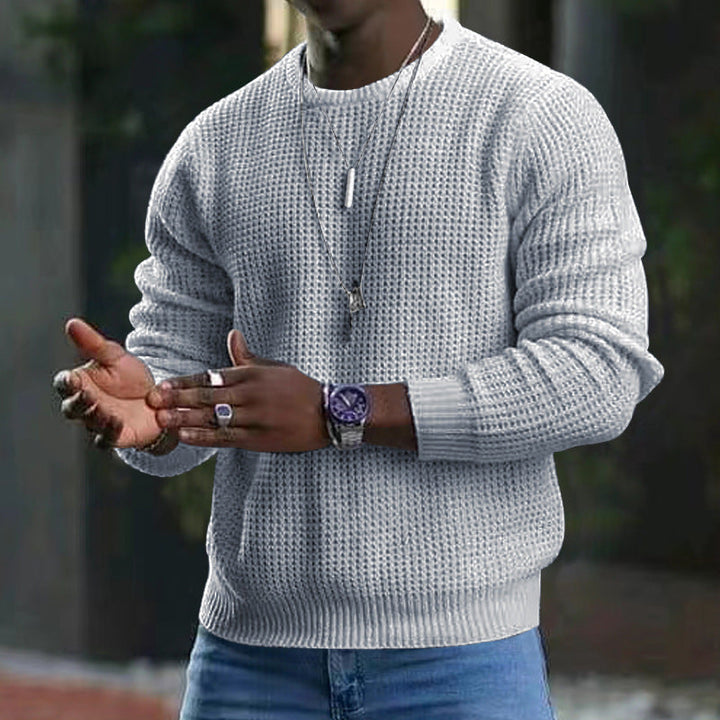 Herren Strukturierter Pullover Drune