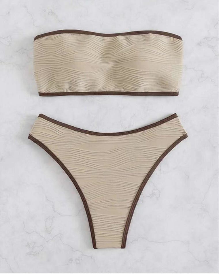 Damen Bandeau Bikini mit bequemer Passform Drune