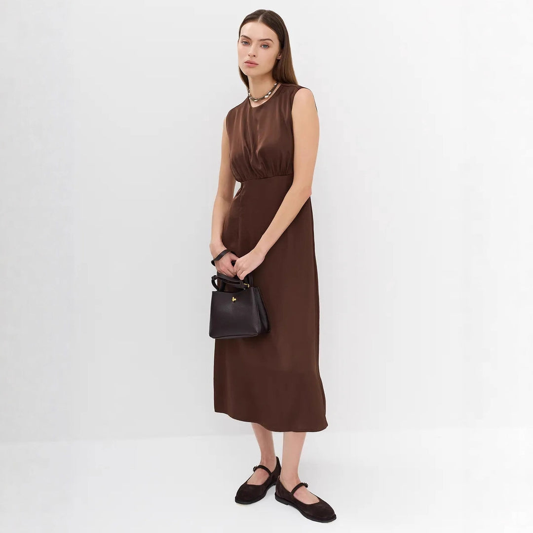 Damen Maxikleid mit elegantem Schnitt und raffinierter Taillierung Drune