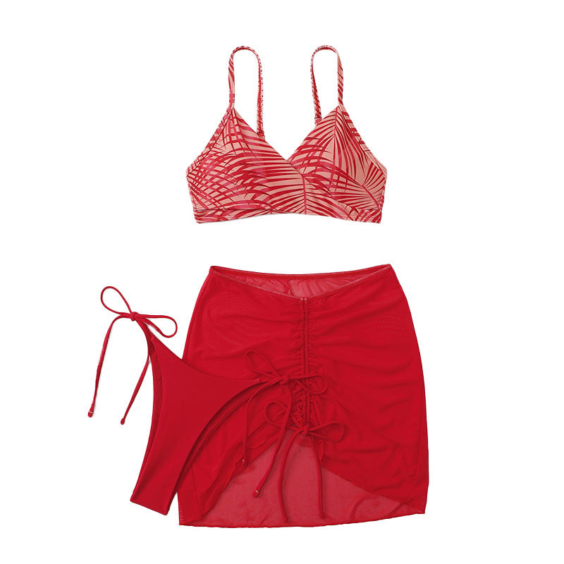 Damen Bikiniset mit verspieltem Rock Drune