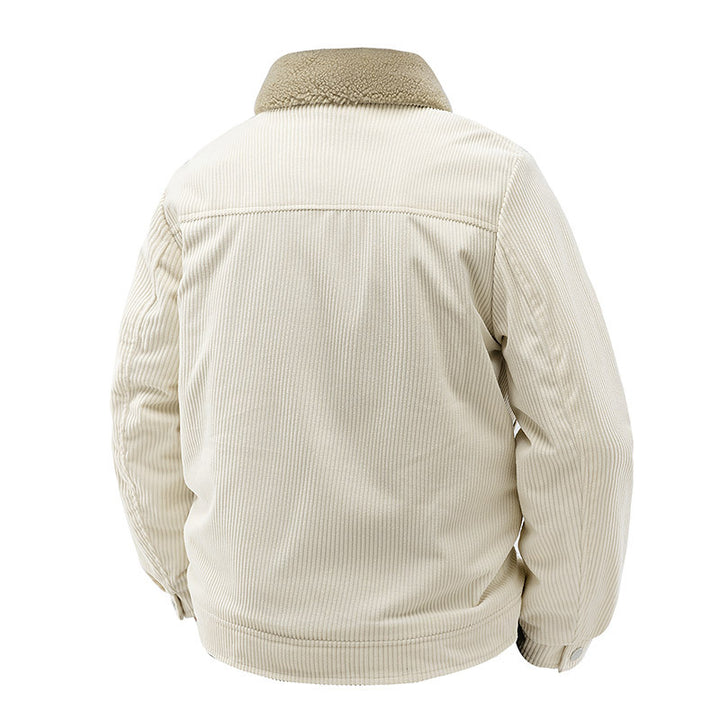 Herren Baumwolljacke mit Teddyfellfutter Drune