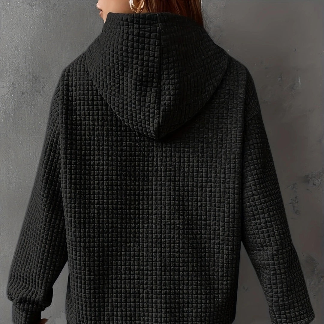 Damen Kapuzenpullover mit gesticktem Design Drune