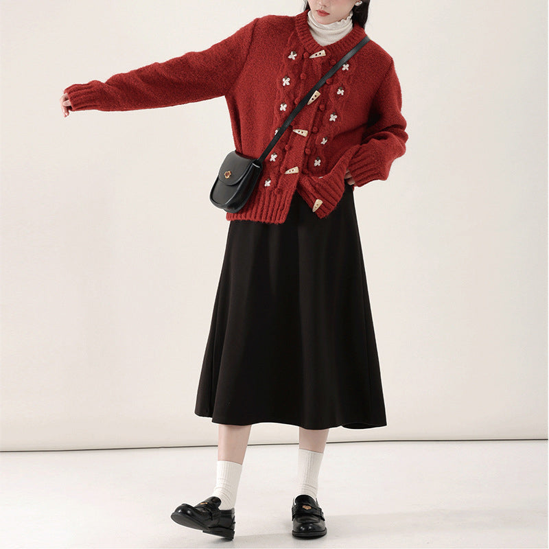 Drune | Muster Strickjacke