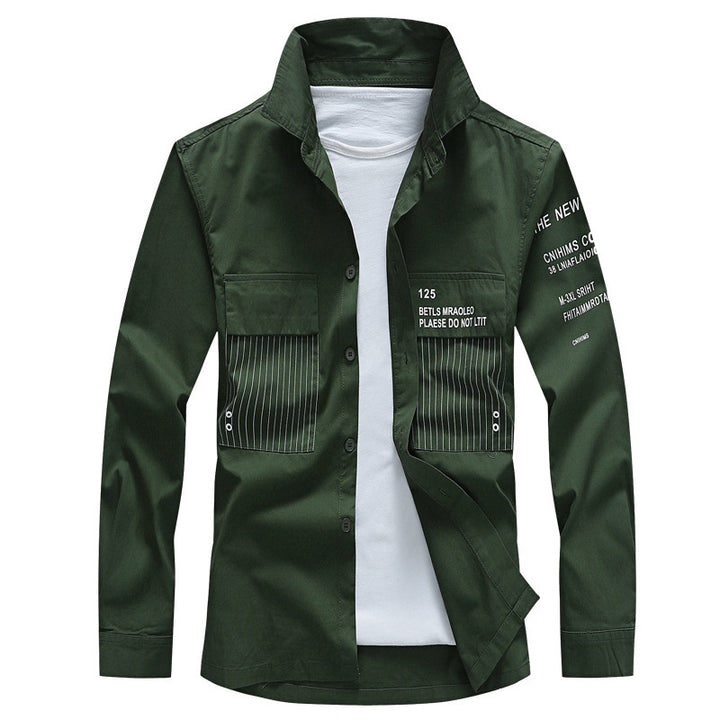 Herren Moderne Utility-Hemdjacke Drune