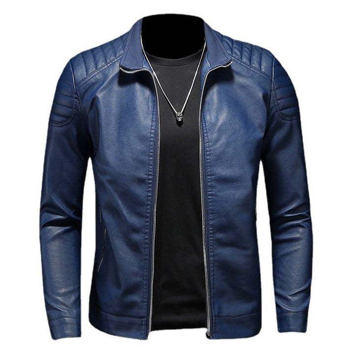 Herren Moderne Lederjacke Drune