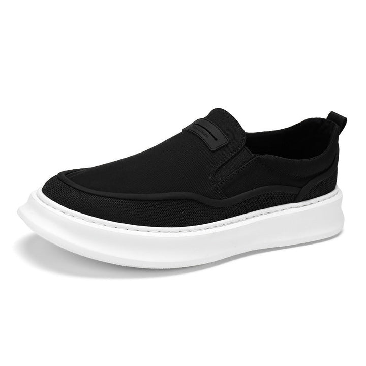 Damen Bequeme Slip-On Sneakers mit elastischem Obermaterial und weicher Dämpfung Drune