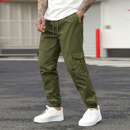 Herren Cargo-Jogginghose mit elastischem Bund und praktischen Cargotaschen Drune