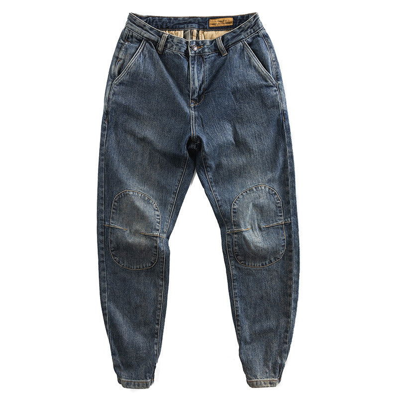 Herren Lässige Jeans mit verstärkten Knien Drune