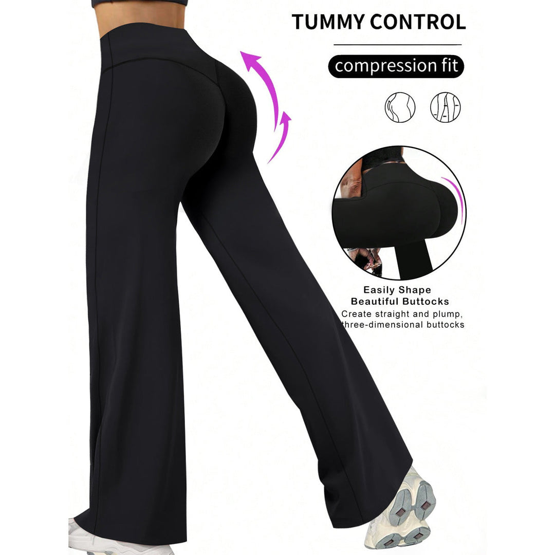 Damen Kompressionshose mit hoher Taille und Tummy Control Drune