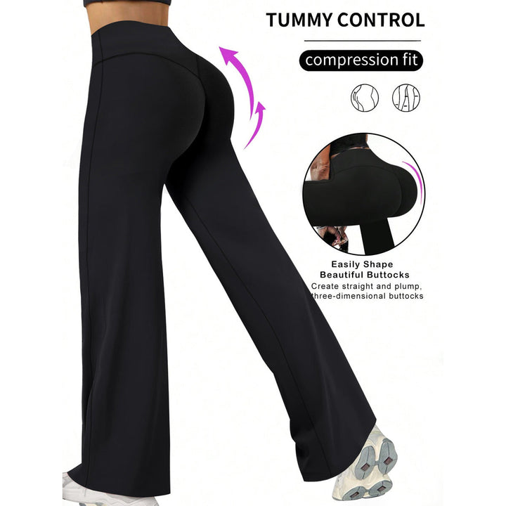 Damen Kompressionshose mit hoher Taille und Tummy Control Drune