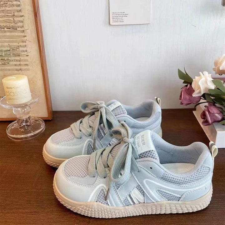 Damen Sportliche Sneakers mit atmungsaktiver Mesh-Oberfläche und rutschfester Sohle Drune