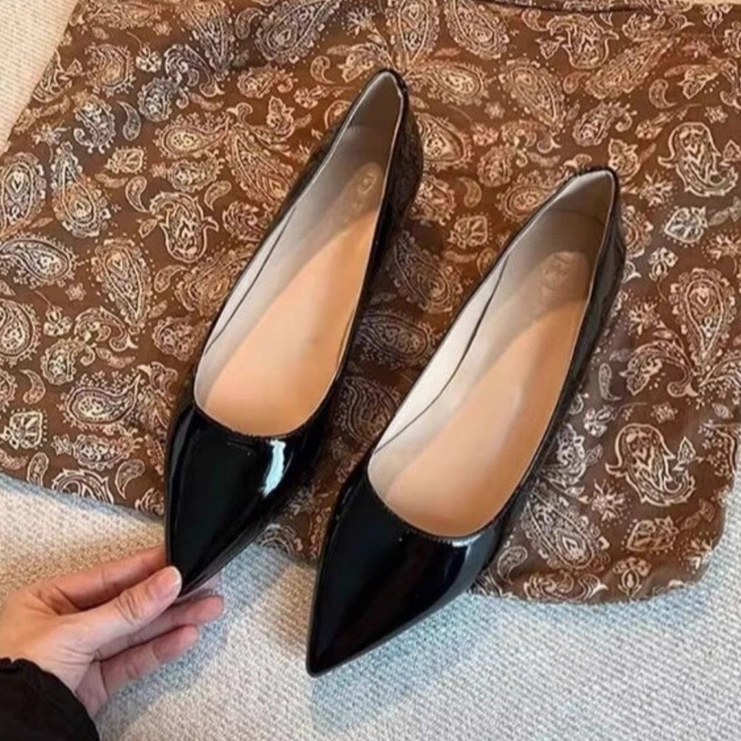 Damen spitze Ballerinas mit moderner Silhouette Drune