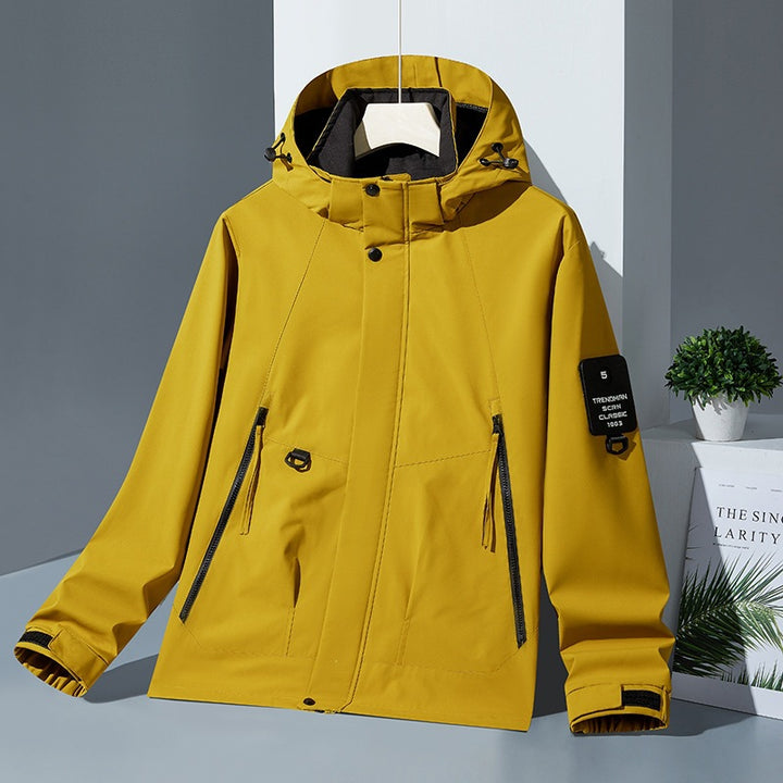 Herren Fleecejacke mit hohem Kragen Drune