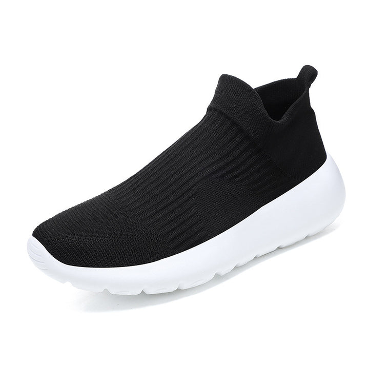 Unisex Elastischer Strick-Slipper mit nahtlosem Schaft und ergonomischer Leichtsohle Drune