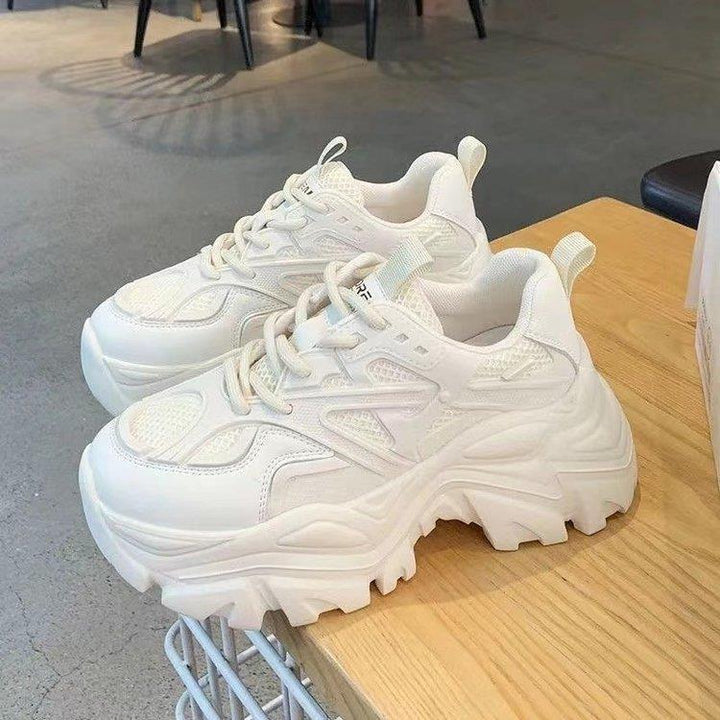 Damen Chunky Sneaker mit atmungsaktiven Mesh-Einsätzen und robustem Profil Drune