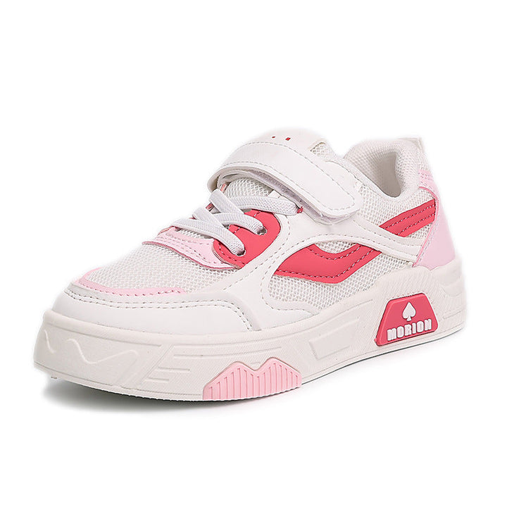 Damen sportliche Kindersneaker mit praktischen Klettverschlüssen Drune
