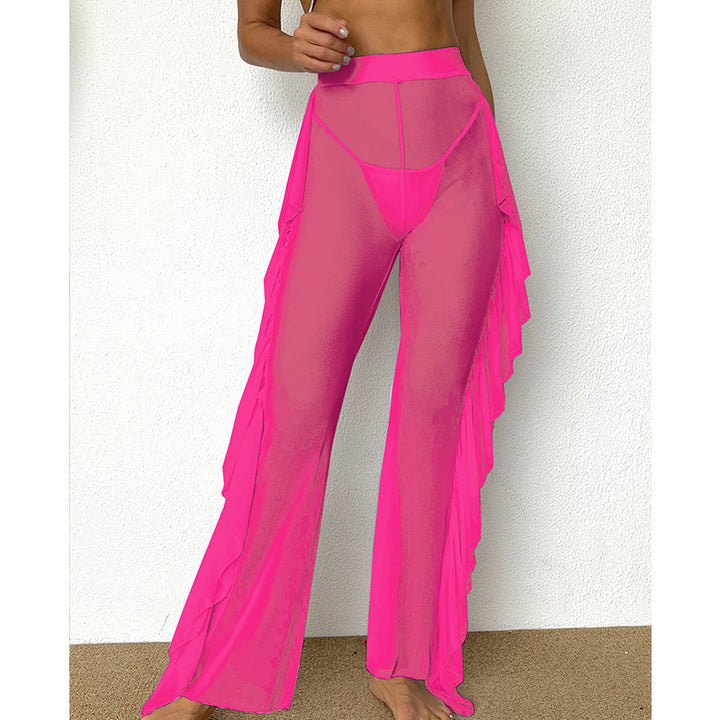 Damen Strandhose mit elegantem Rüschen-Design Drune