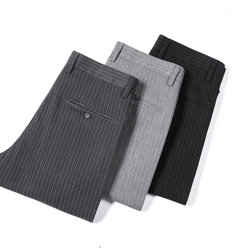 Herren Klassische Slim-Fit Chinohose