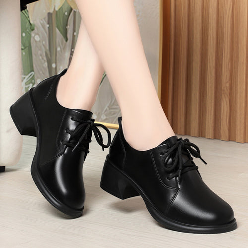 Damen Schnürschuhe mit elegantem Blockabsatz und ergonomischer Polsterung Drune