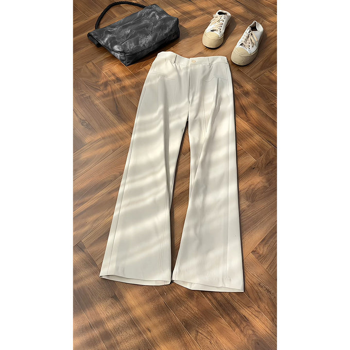 Damen Elegante und weit geschnittene Stoffhose Drune