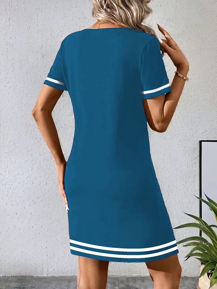 Damen Sportliches Freizeitkleid Drune
