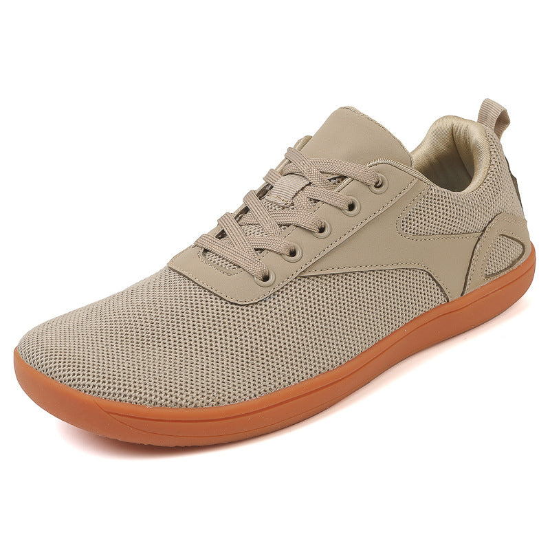 Unisex atmungsaktive Strick-Freizeit-Sneaker mit gepolstertem Fersenkragen und flexibler EVA-Laufsohle Drune