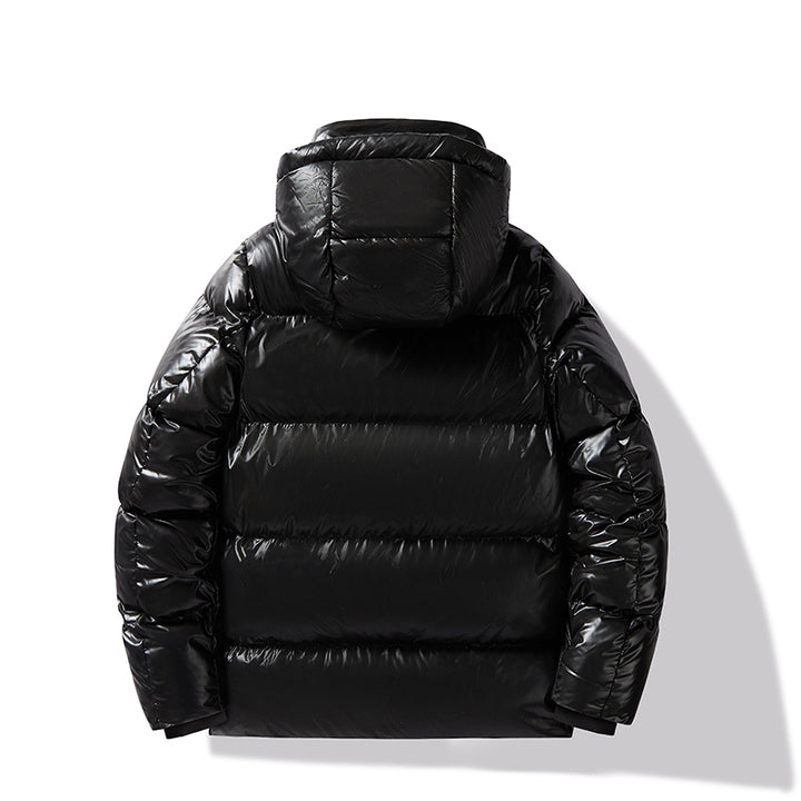 Herren Wattierte Kapuzen‑Steppjacke mit Thermofutter und wasserabweisender Oberfläche Drune