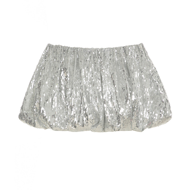 Damen Glitzernde Pailletten-Shorts Drune