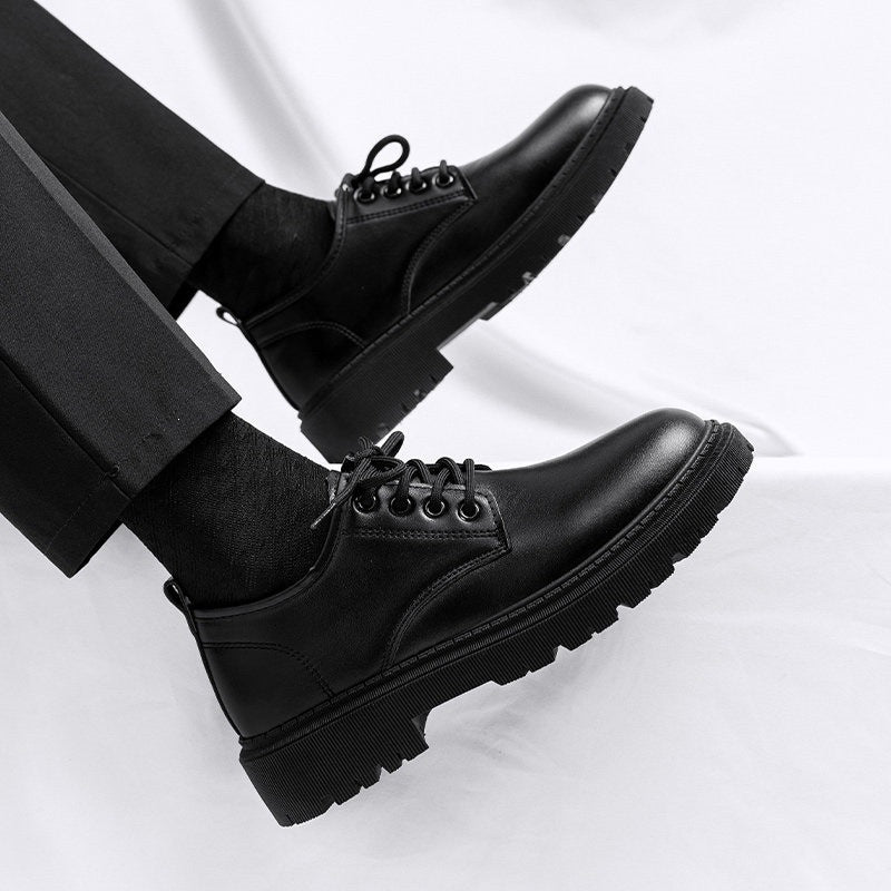 Herren Klassische Schnürschuhe mit robuster Sohle Drune