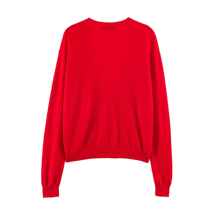 Damen Tiefer V‑Ausschnitt Cardigan mit asymmetrischer Knopfleiste Drune