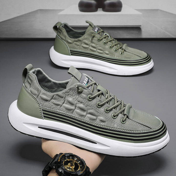 Herren Urbaner Chunky-Sneaker mit gestreifter Zwischensohle und gepolsterter Fersenkappe Drune