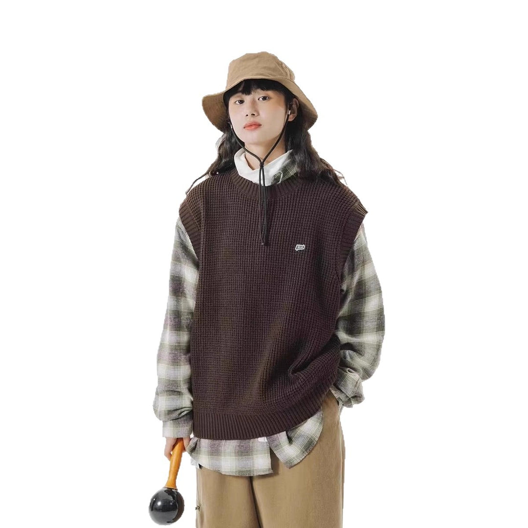 Herren Modischer ärmelloser Pullover Drune