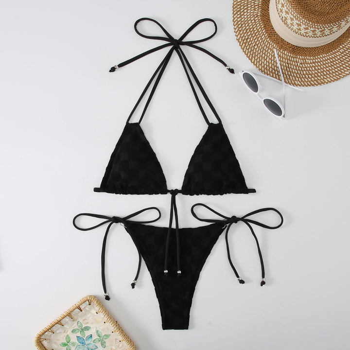 Damen Triangel-Bikini mit raffinierten Bindebändern Drune