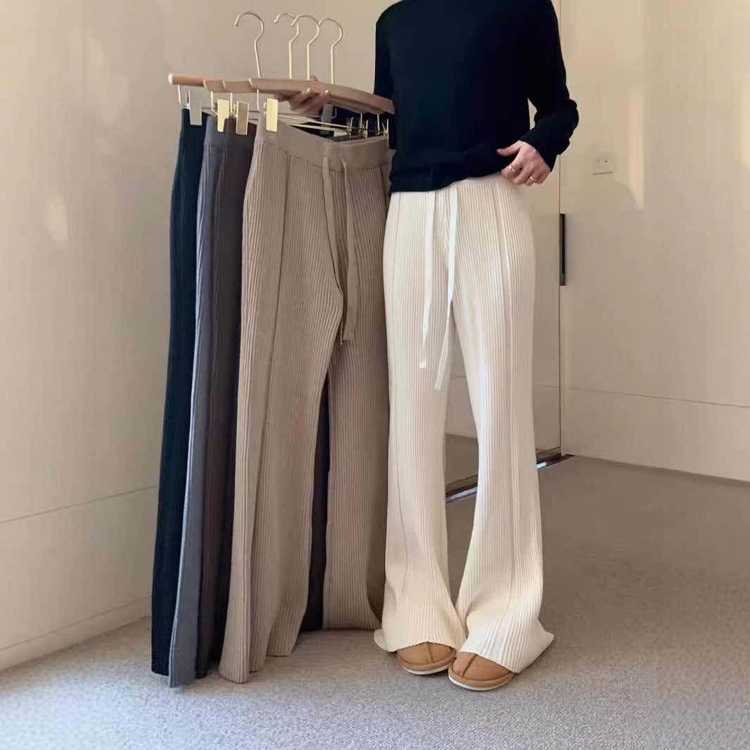 Damen Elegante und bequeme Plissee-Hose Drune