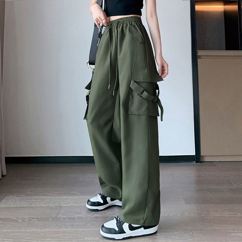 Damen Cargo-Hose mit verstellbaren Bindebändern Drune