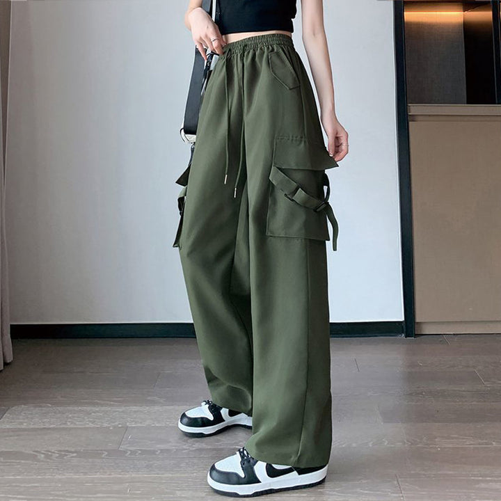 Damen Cargo-Hose mit verstellbaren Bindebändern Drune