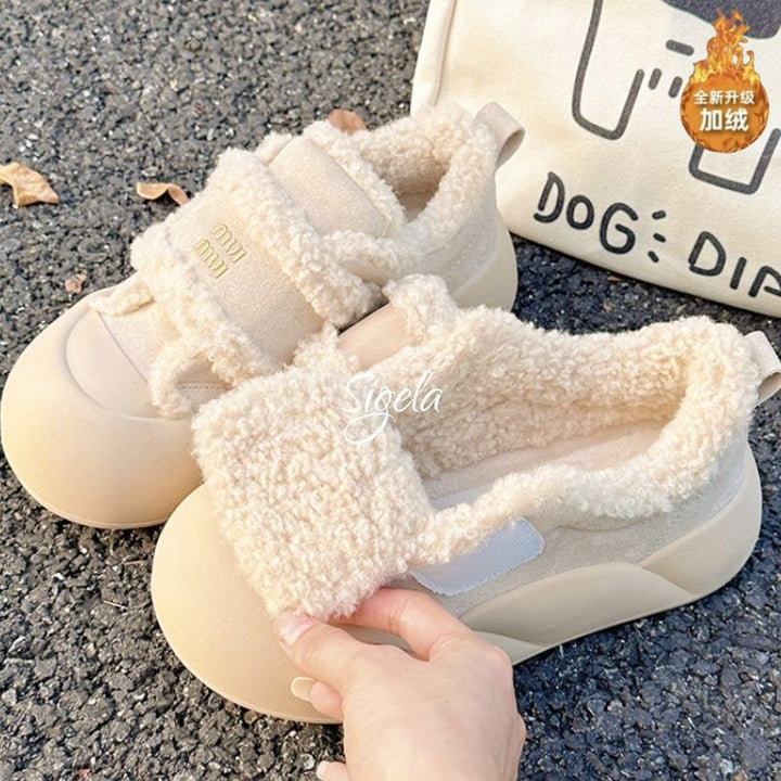 Damen Bequeme und stylische Sneaker mit Veloursleder-Details Drune