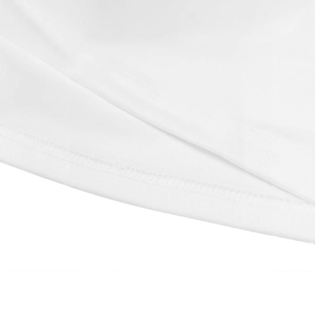 Damen Crop-T-Shirt mit kreativem Motiv und schmalem Schnitt Drune