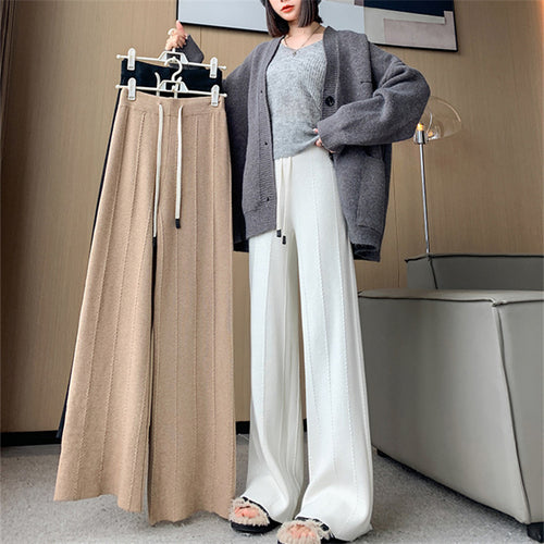 Damen Weit geschnittene Freizeithose mit elastischem Bund und praktischen Taschen Drune